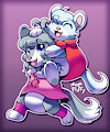 Chinchilla Piggyback -By MegaFluffy99- by DanielMania123