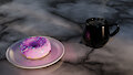 Donut and Coffee by Cregon