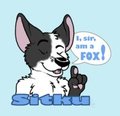 Sitku is a fox [badge] by Pensive