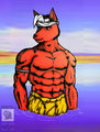 Kintamani Doggie by: RyuuMajin - color and background by JRWenzel