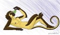 Monkey Loungin' by slashersivi