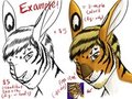 Sketch/Avatar Commissions Example by slashersivi