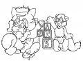 GIFTART: Nanaki's Cubs at play! 