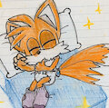 Sleepy Little Fox by MilestheHedgehog