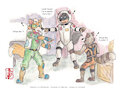 Space furries by Fennec