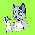 Ricky's moonball sticker by Flyman53