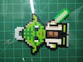 Chibi Yoda Perler by ryuuiaryuusei