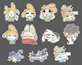 Doodle Stickers by Oob