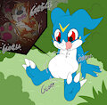 Veemon food by Sparkythechu