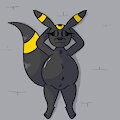 Sleeping Umbreon