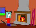 Fireplace Sitting Amante