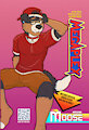 Megaplex'25 - Toy Badge - Moose (Back) by Gebji