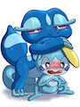 Gecqua and Sobble by imposterDude