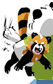 Rail Spanked Under Arm by RailRedPanda