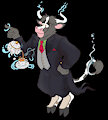 A spooky moo 👻🐂🫖 by grencapra