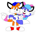 Billy the Fox Carrying Bluebell the Fox Pose by ToonArtistsLover