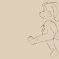 Silly Dog Walks! [rough animation practice wip] by SomeStickyGoo