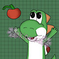 Yoshi w/fruit by Lokiomikuji