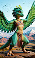 Vex the kobold harpy hybrid by EBIL64