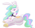 Playpony Celestia by kinkypinkie