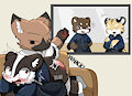 Spanking doodle by Osorl