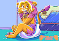 Cute Yuckypants Kitten by Friar