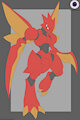 Scizor Schyther Adopt-OPEN by ChaosEye