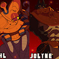 Kings of Hell : Jolyne and Kihl - Page 2 by mvSnake