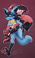 Toasty and Sharky by SQWEK