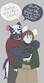 me and my husband if we were gay and in high school by SWEETMISSION