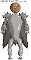 Mecha The Ironclad, Cyborg Mole Overlord Facing Forward by BatOfTheLeaves