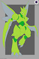 Shiny Scizor Schyther Adopt-OPEN by ChaosEye