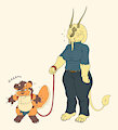 Walking the gremlin. by Dktorzi