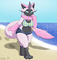 Summertime Kitty by LilacBat