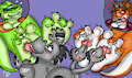 Tickles for the Dino Gals by TheRedSkunk