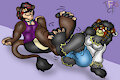 Yoga n Umbra footsies by TheRedSkunk