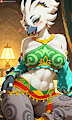 Adult female Tulin in gerudo outfit by EBIL64