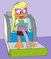 Shirley in a Looping Room Seat (Commission)