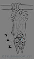 Rat-bat-dragon takes a nap, by Felisrandomis! by Wolfian18