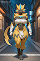 Storm The Zeraora by angelshot444