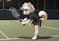 Tennis game by JohnnyByFar