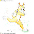 Running (patreon) by Yordraw