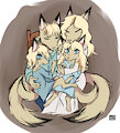 Attic Foxes by SpecAlmond