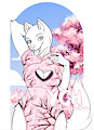 [YCH SALE]Sakura dress by KolewazakiSan