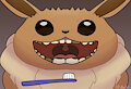 eevee teeth brush simulator by Bokechan