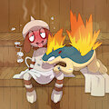 smeargle sauna 2 by argonvile