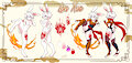 FIRE BUNNY ref sheet!! by DragonFU