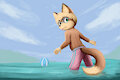 Beach day (Timelapse test) by Bunnypaint