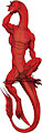 Caraxes Dakimakura/Body pillow (cell shaded)