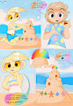 🐚 Sandcastle (Comic) by Roxalew